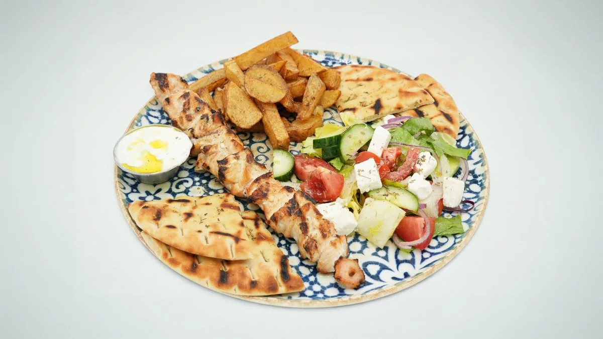 Souvlaki la farfurie — Restaurant Mona Lisa